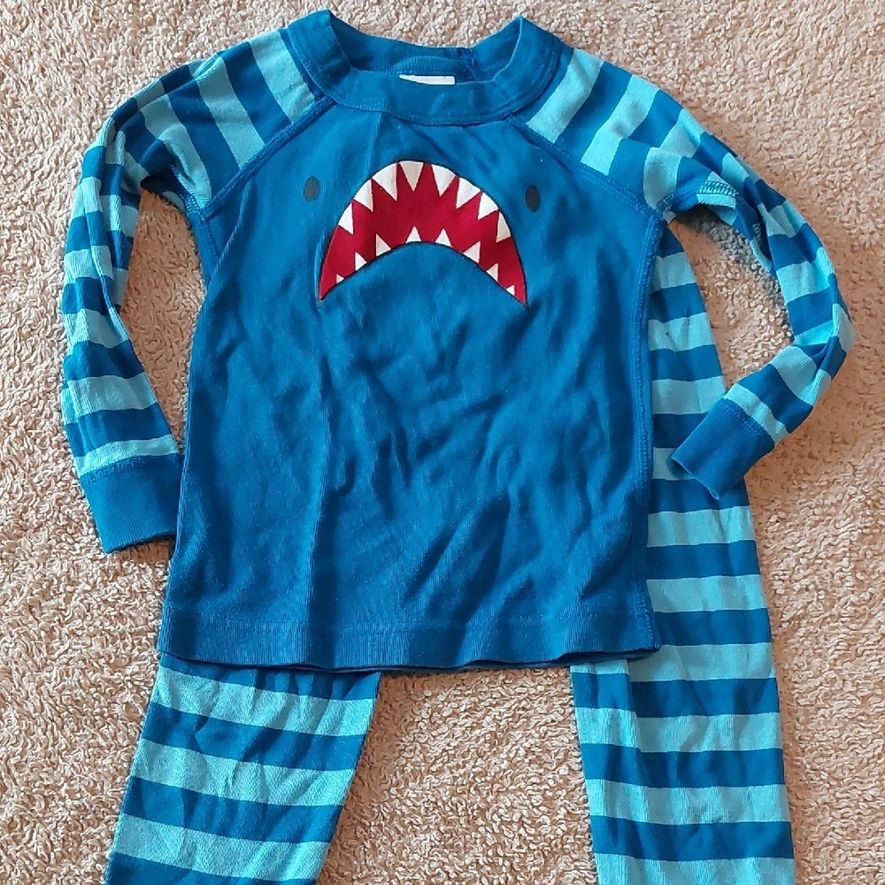 Blue Shark Pajama Set
